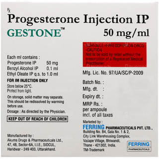Gestone 50Mg Injection 1Ml